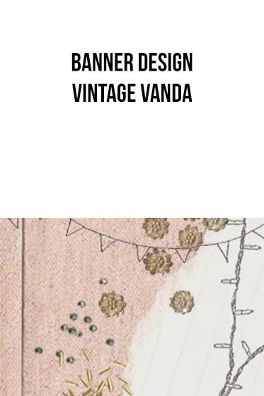 Photo Booth banner design - Vintage Vanda